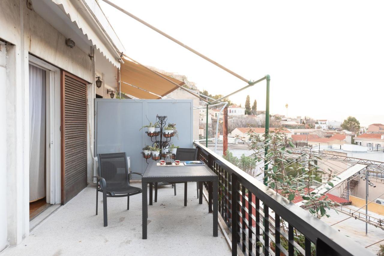 So Athens - Charming 1Bd Flat, Large Terrace, Acropolis Viewアパートメント エクステリア 写真