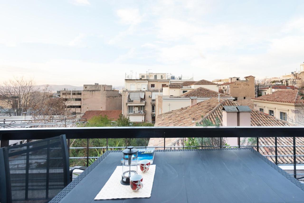 So Athens - Charming 1Bd Flat, Large Terrace, Acropolis Viewアパートメント エクステリア 写真